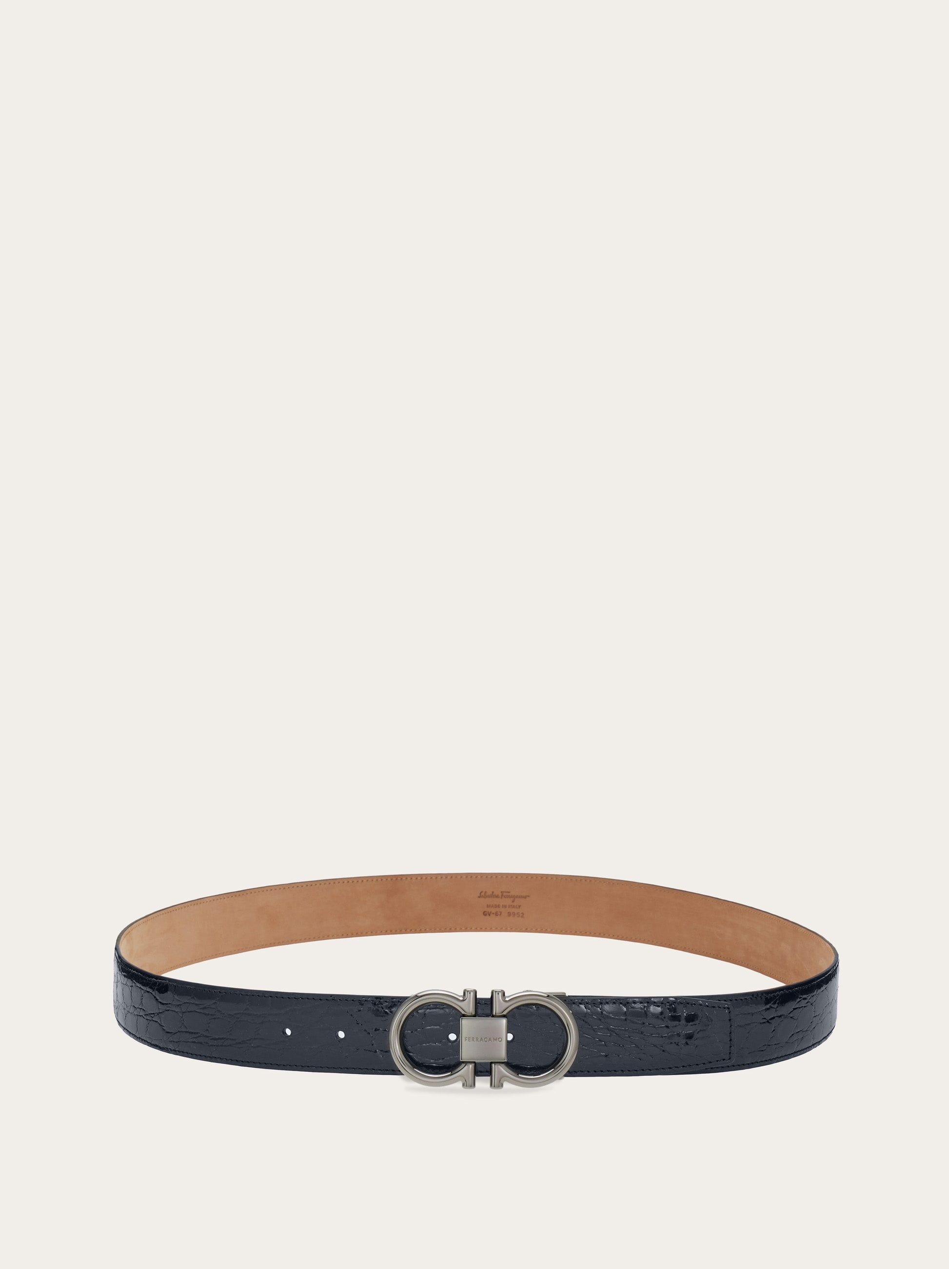 Adjustable Gancini belt - 3