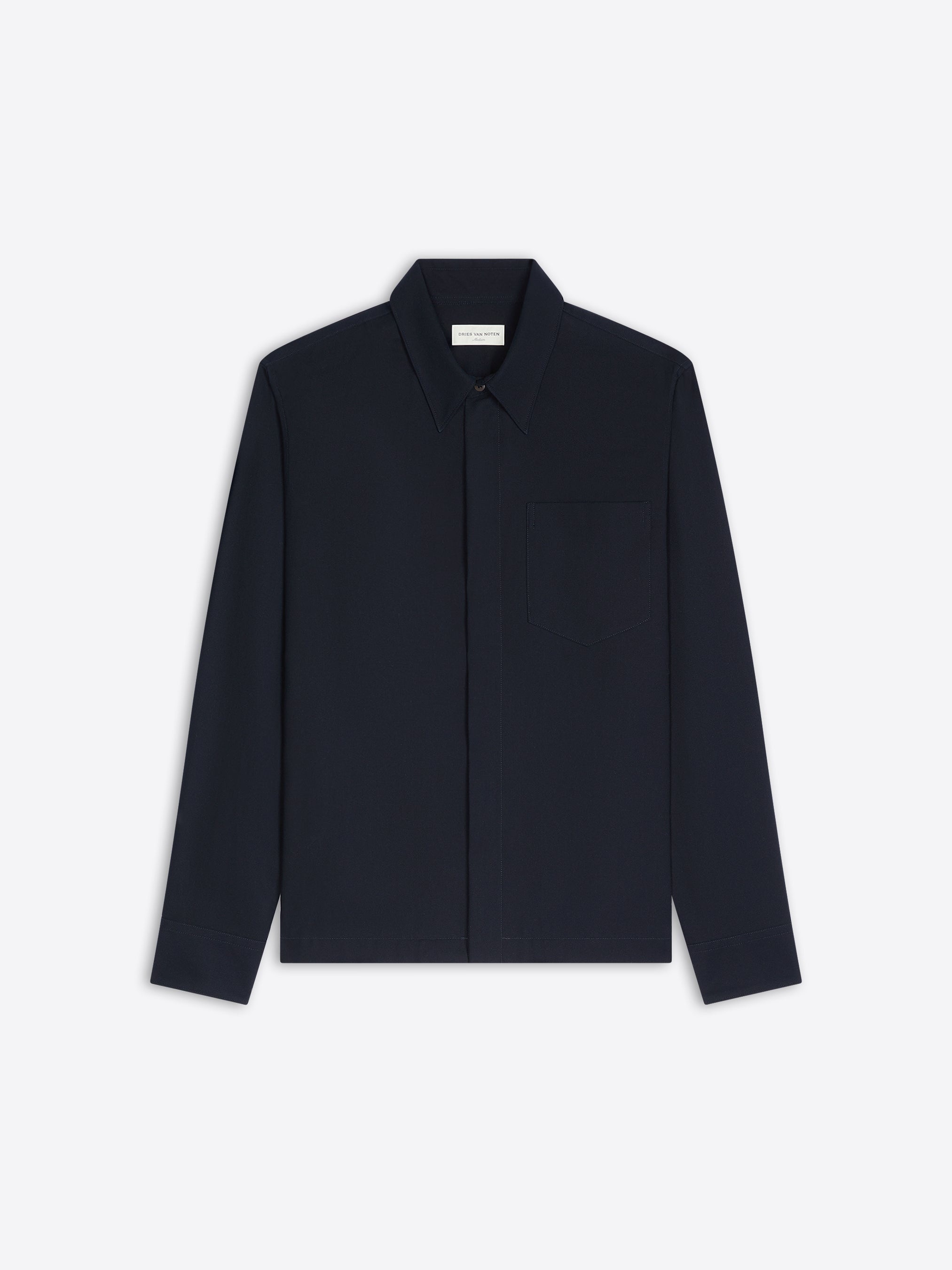 Dries Van Noten COTTON ZIP SHIRT | REVERSIBLE