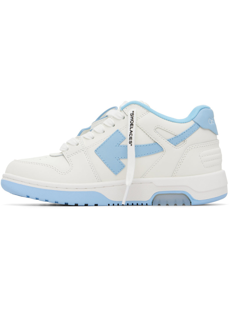 Off-White White 'Out Of Office' Calf Leather Sneakers outlook