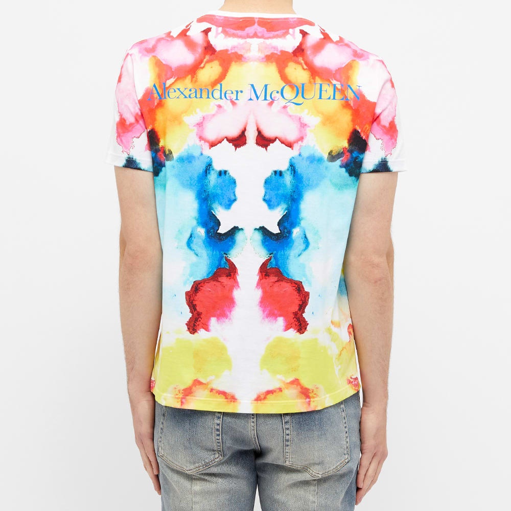 Alexander McQueen Allover Blot Back Logo Tee - 4