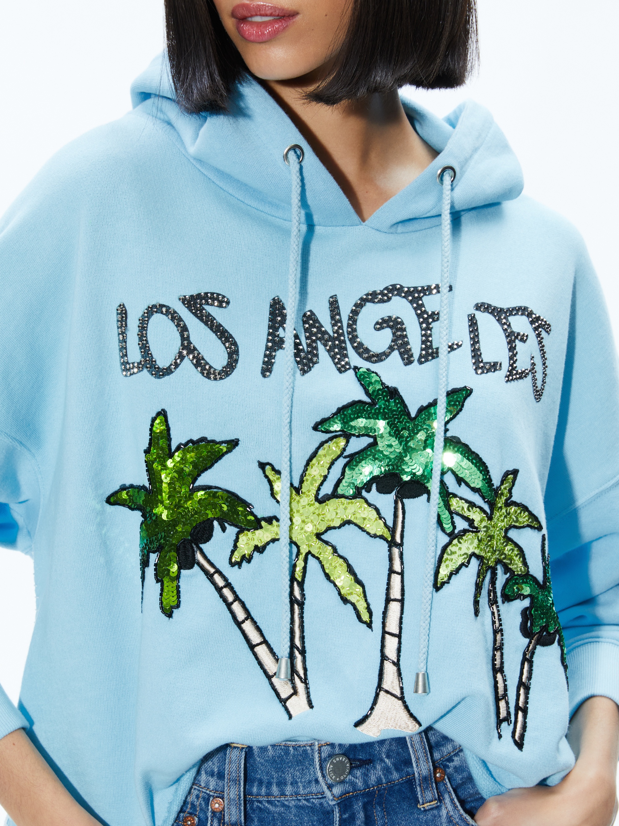 SUNNY BOXY CROPPED HOODIE - 4