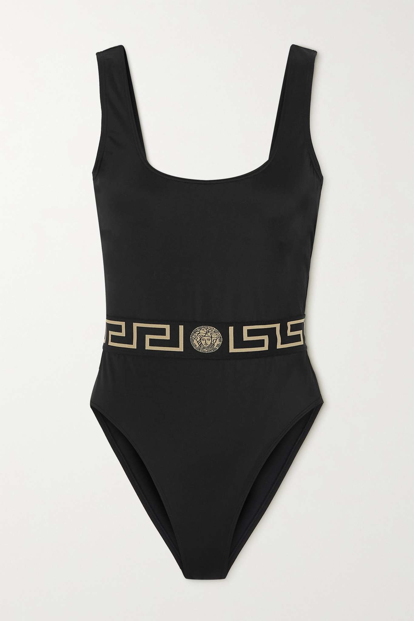 Vita jacquard-trimmed swimsuit - 1