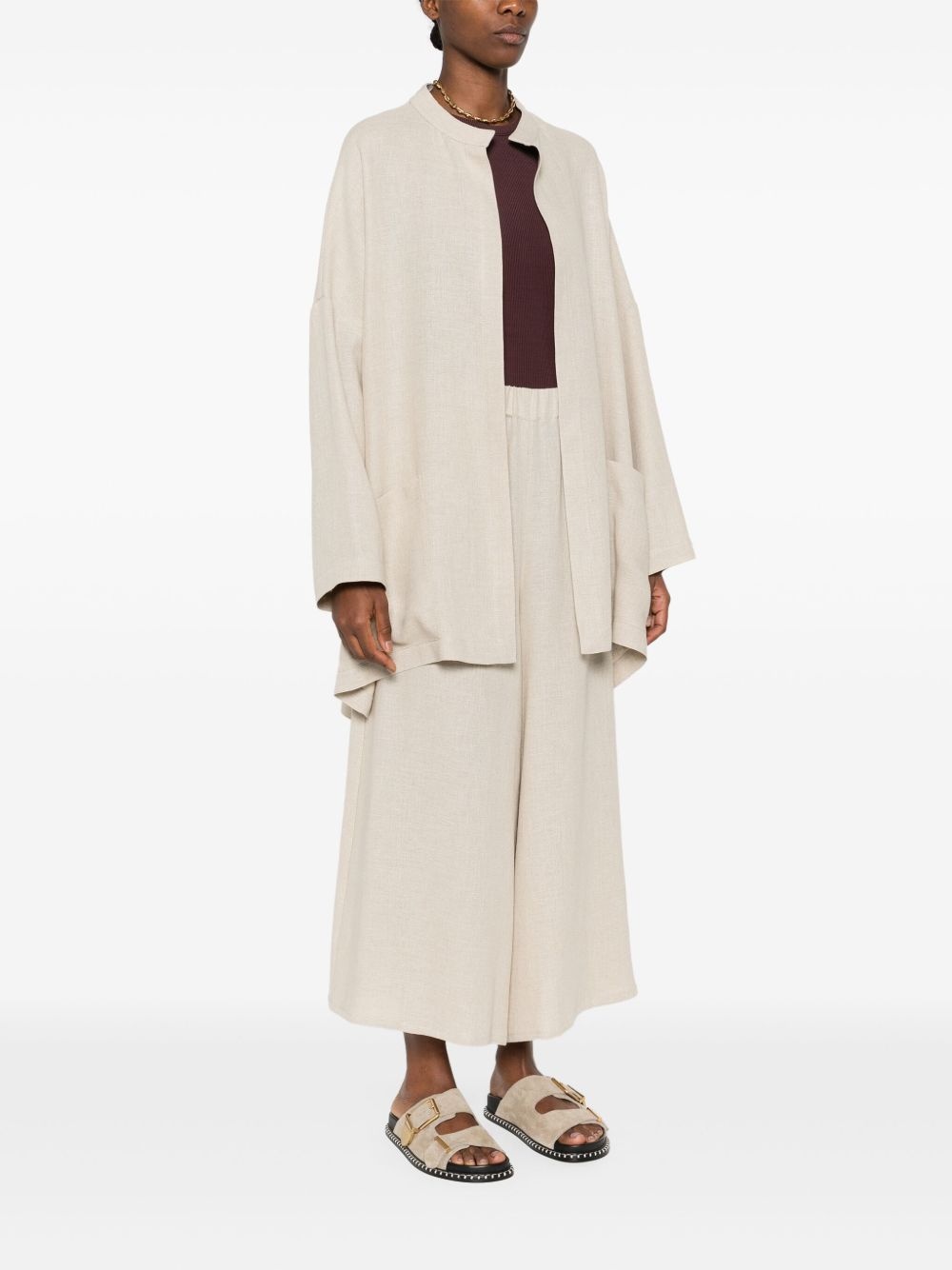 linen coat - 3