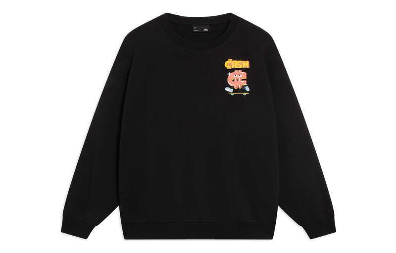 Li-Ning Li-Ning x Pablo Ientile Graphic Pullover 'Black' AWDT163-3 outlook