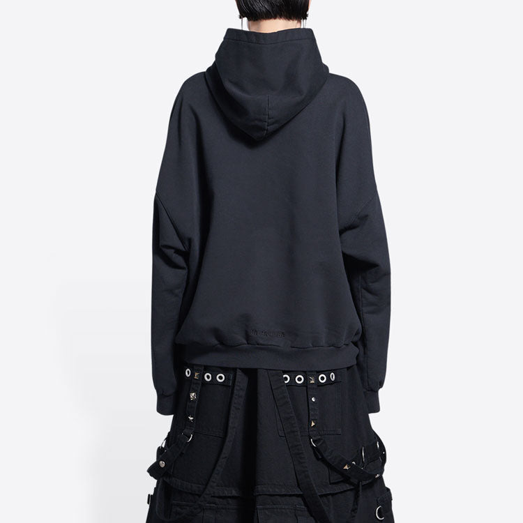 Balenciaga x THE SIMPSONS Cotton Hoodie Wide Fit 'Black' 675003TLVG81000 - 5