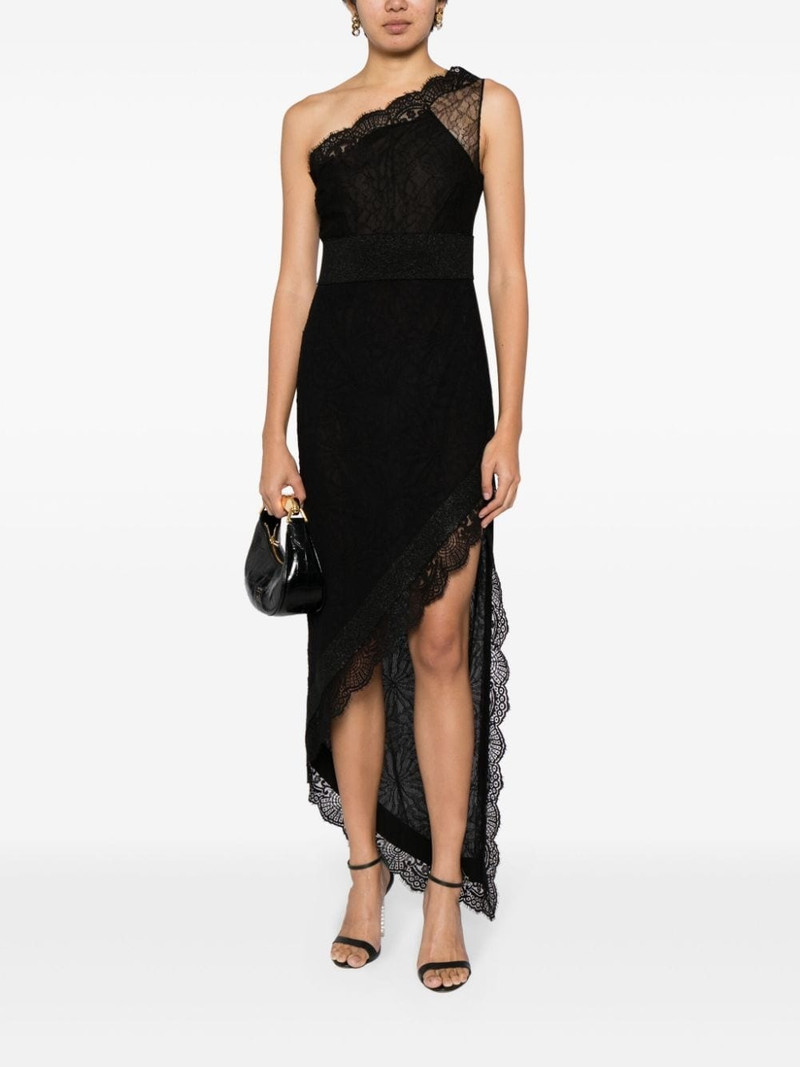 TOM FORD lace-detail one-shoulder dress outlook