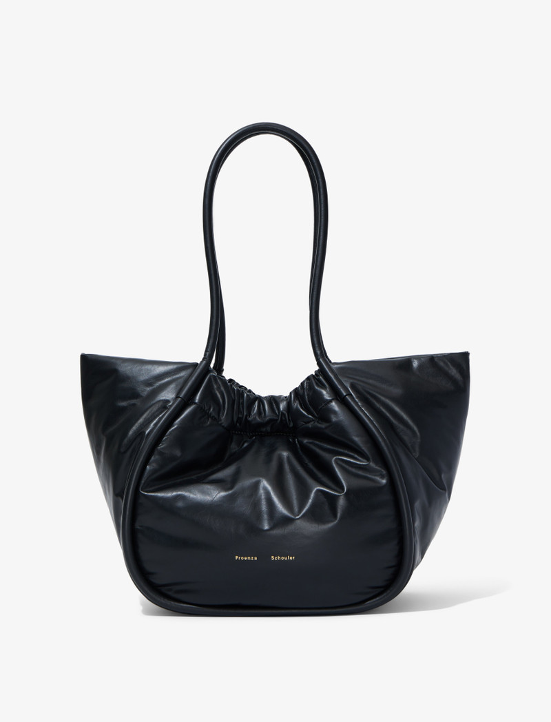 Large Ruched Tote in Puffy Nappa 1