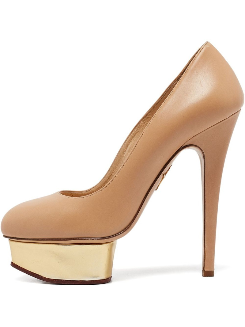 140mm leather pumps 1