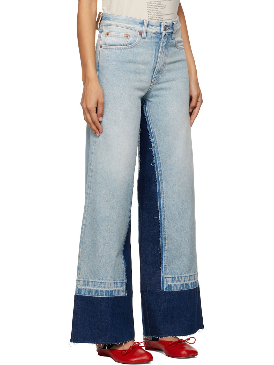 Blue 5 Pocket Jeans - 4