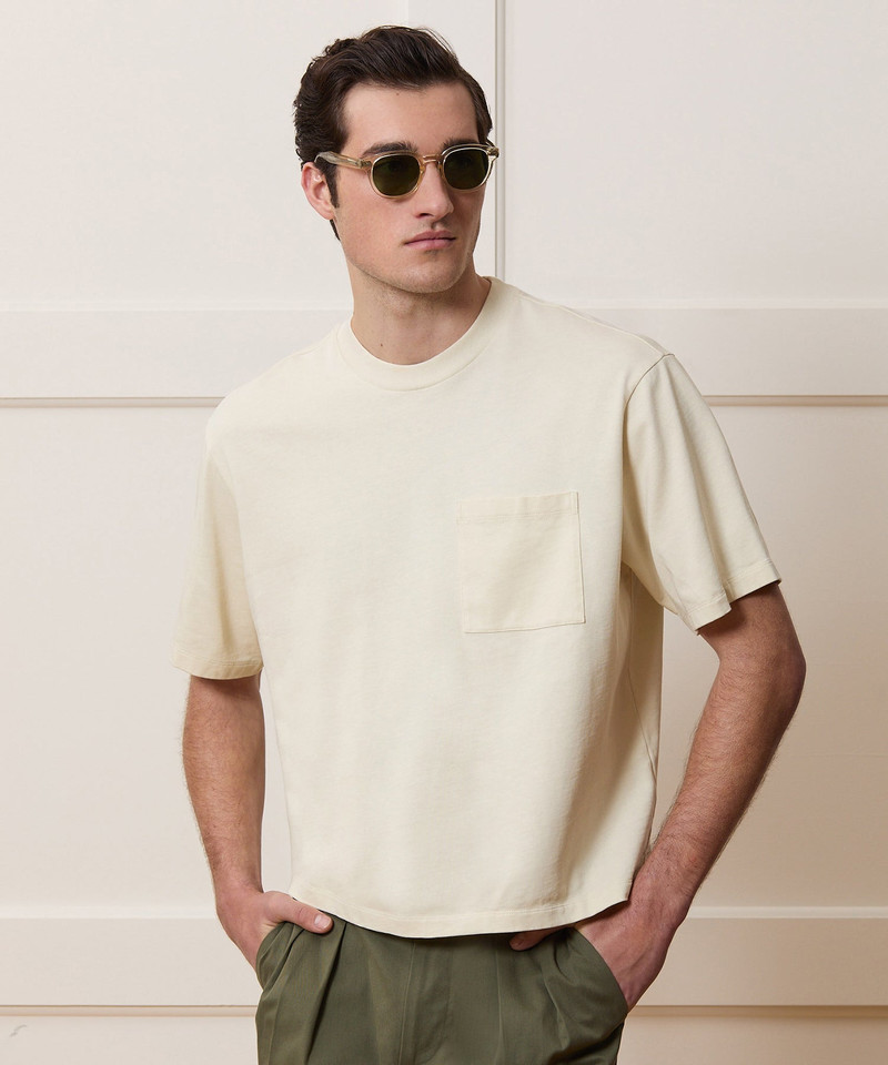 TODD SNYDER Boxy Jersey Tee outlook