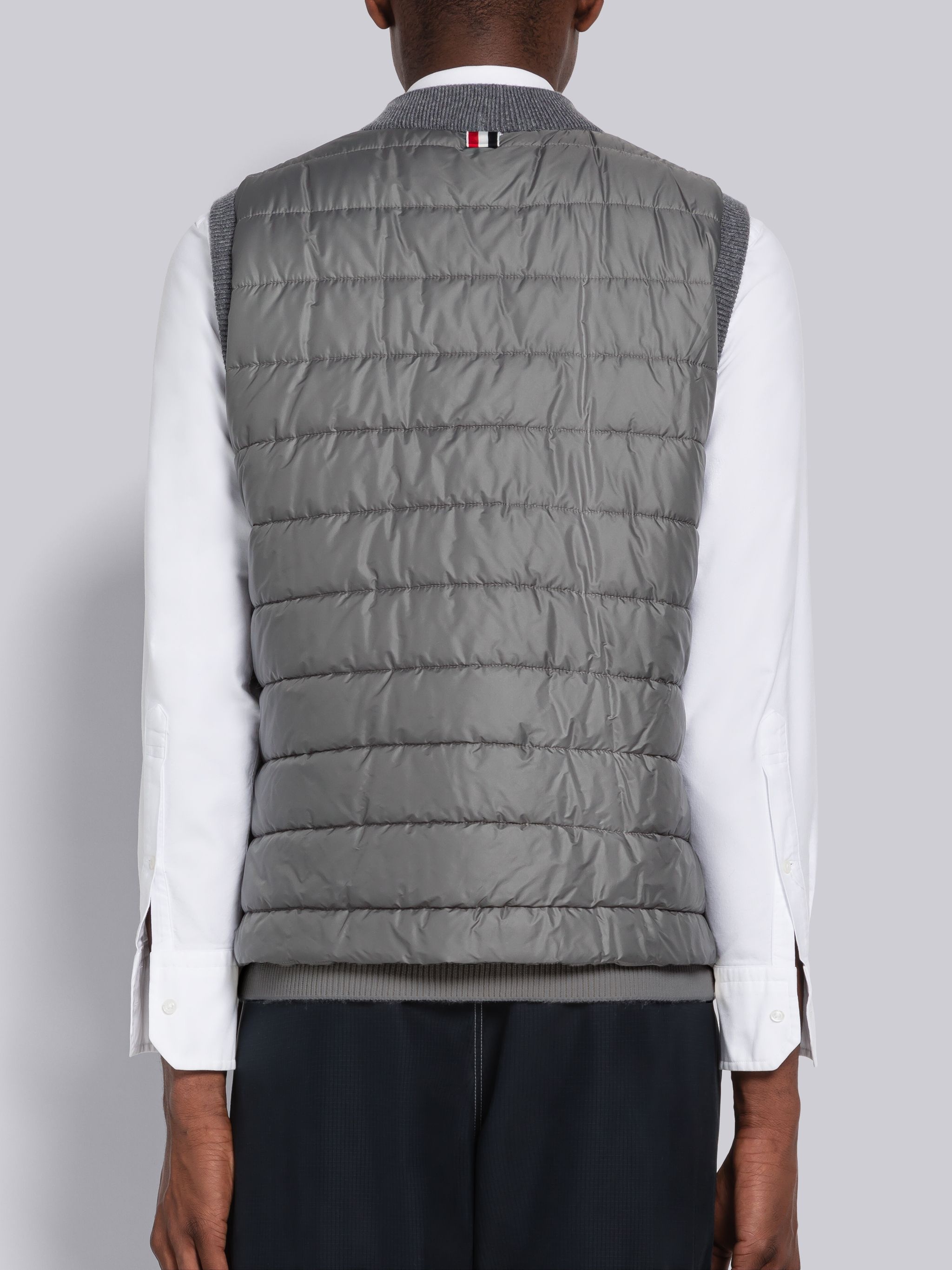 Nylon And Cashmere Reversible Tech Vest - 4