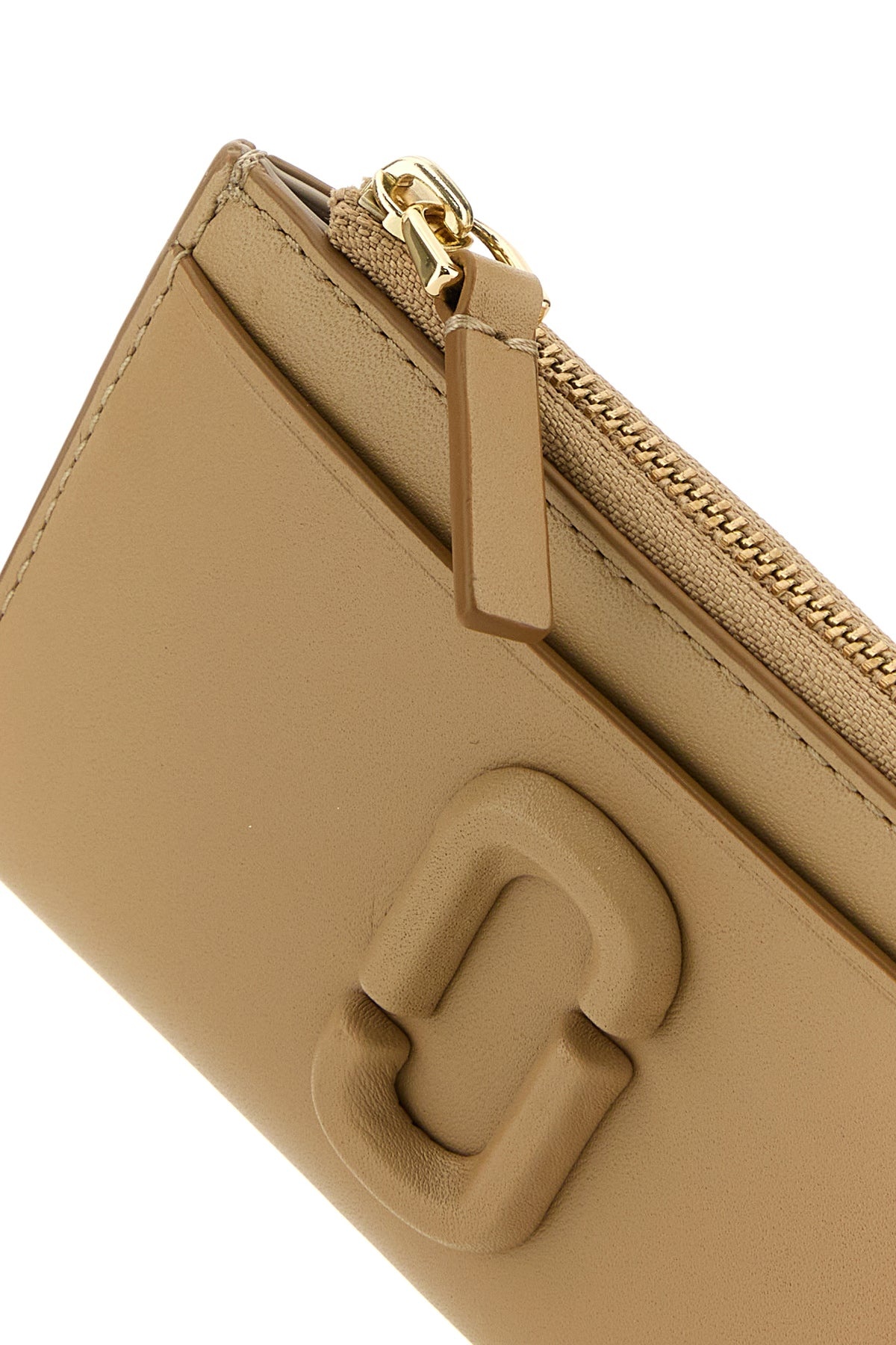 Camel leather card holder - 4