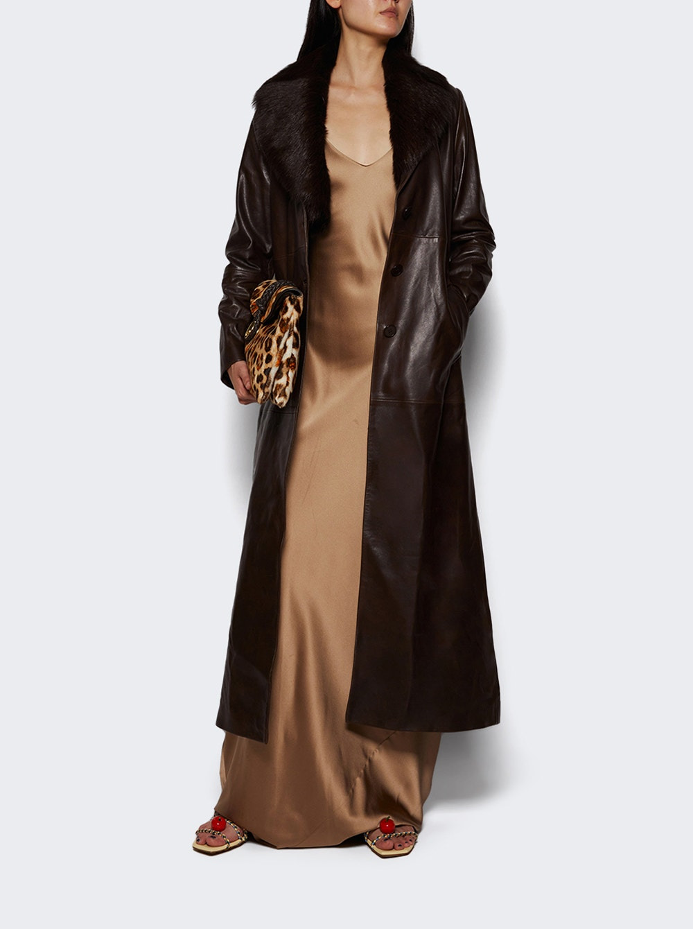 Mila Maxi Dress Taupe - 5