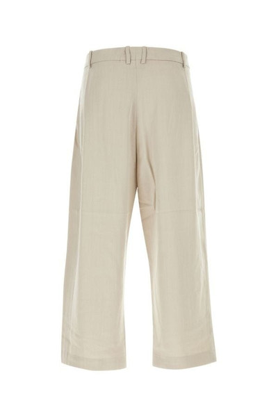 HED MAYNER Sand wool wide-leg pant outlook