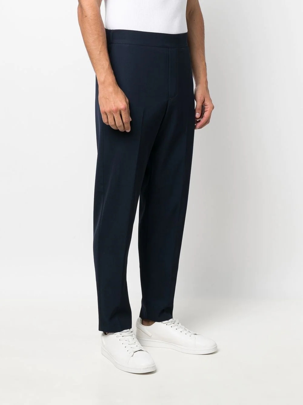 high-waisted tapered trousers - 3