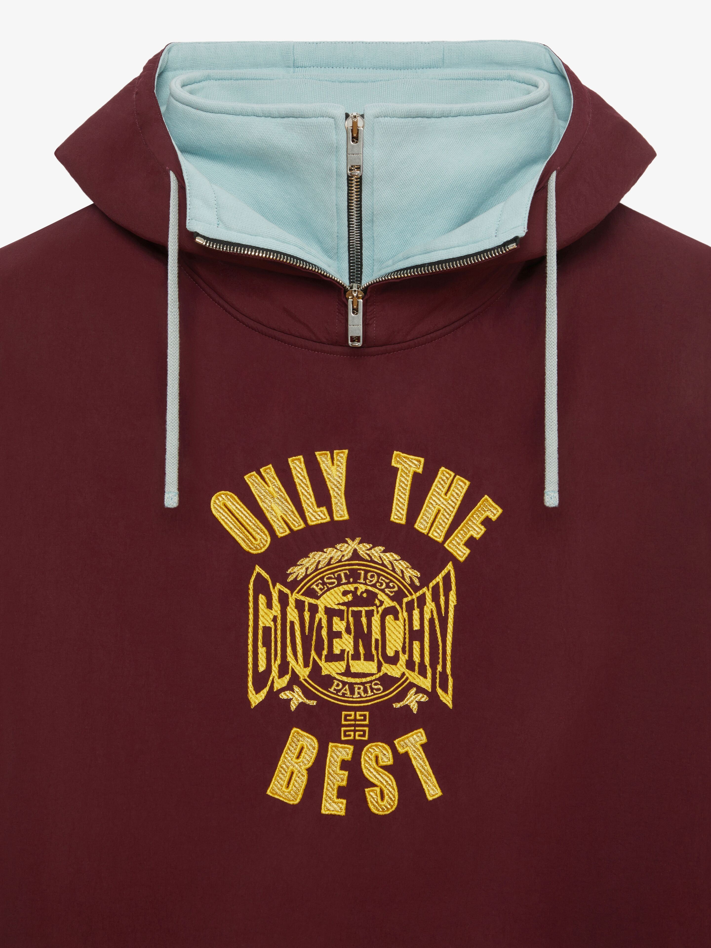 DOUBLE LAYERED HOODIE IN FLEECE - 6