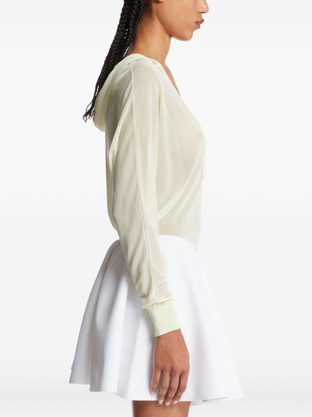 V-neck hoodie - 4