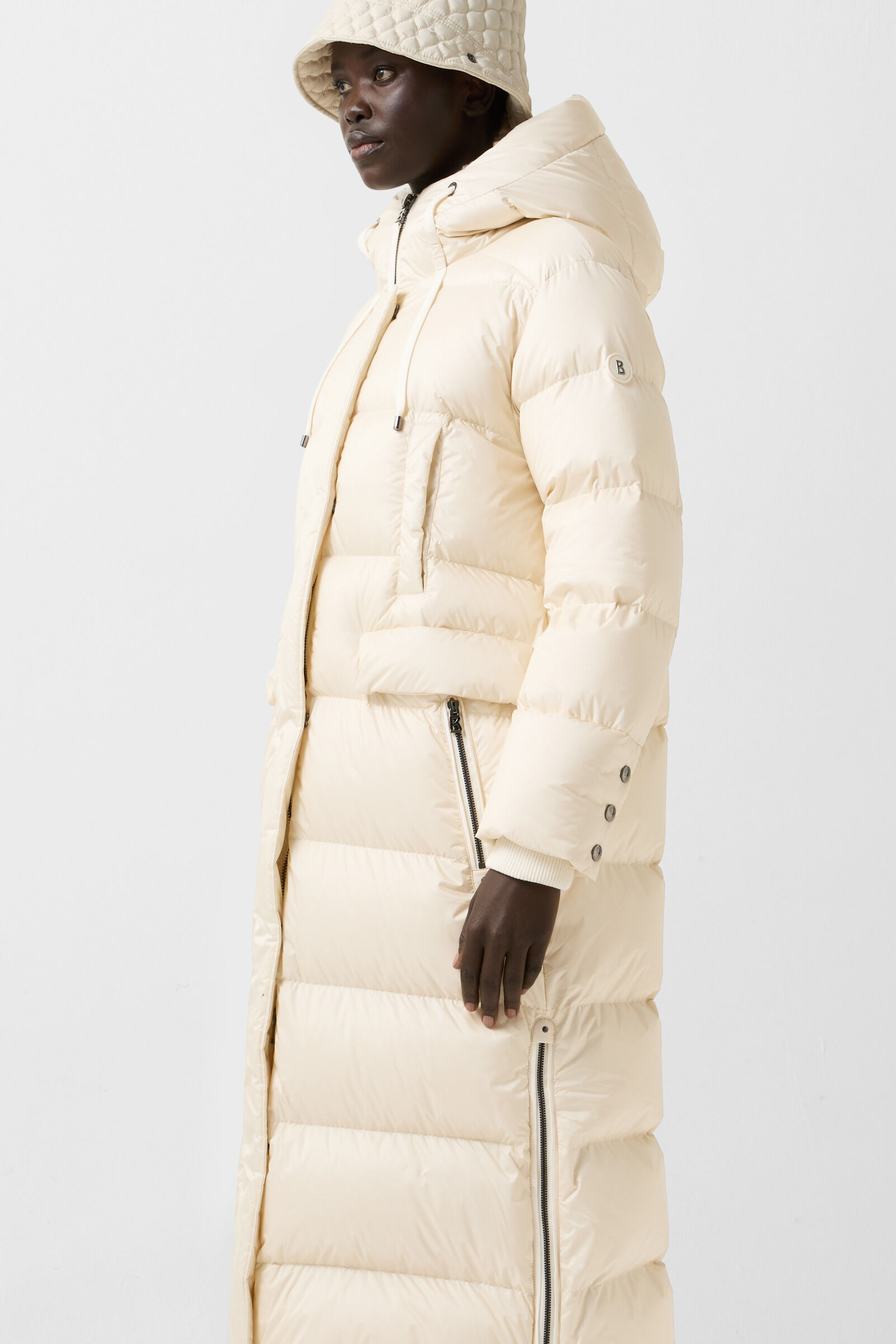 Jonna down coat in Cream - 8