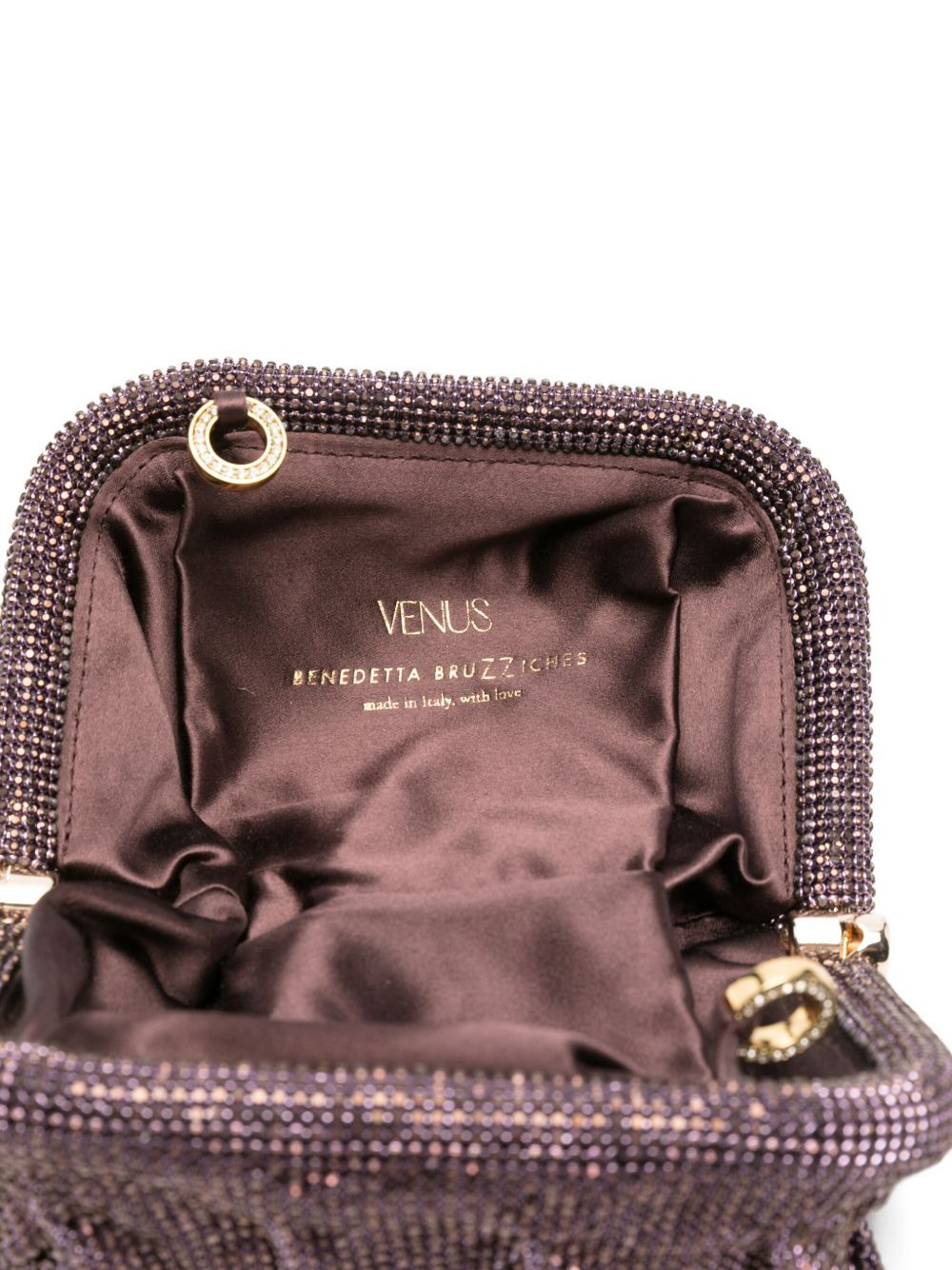 beaded pleated clutch bag - 5