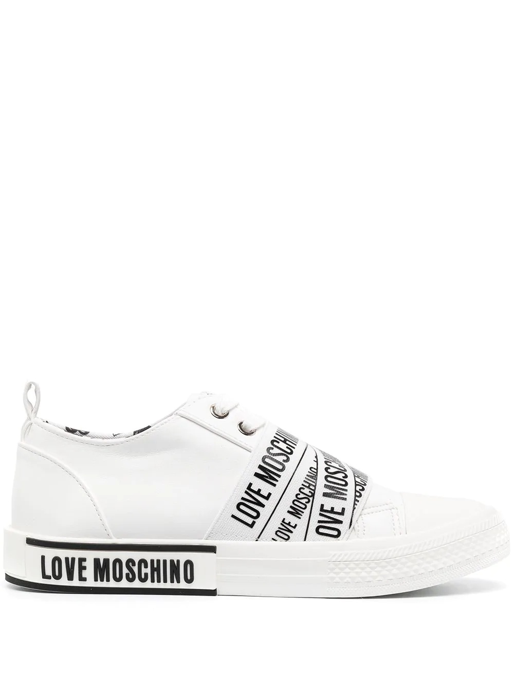 logo low-top sneakers - 1