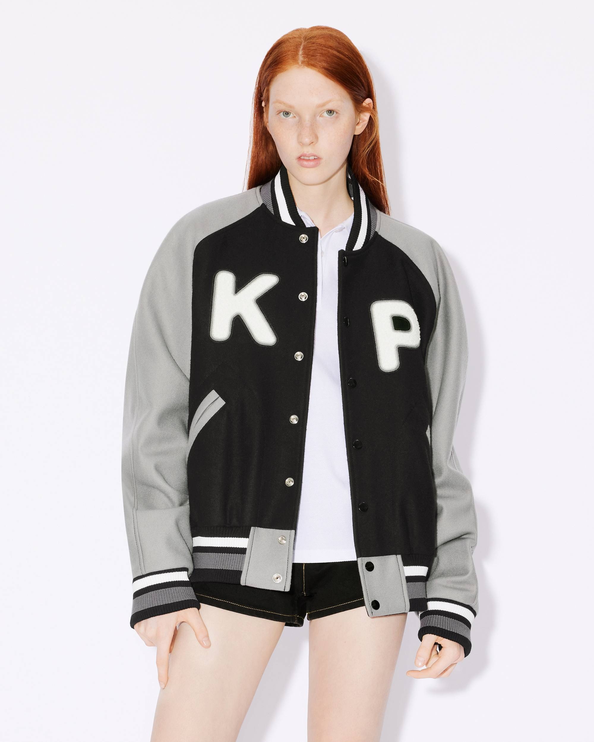 Varsity' unisex wool jacket - 9