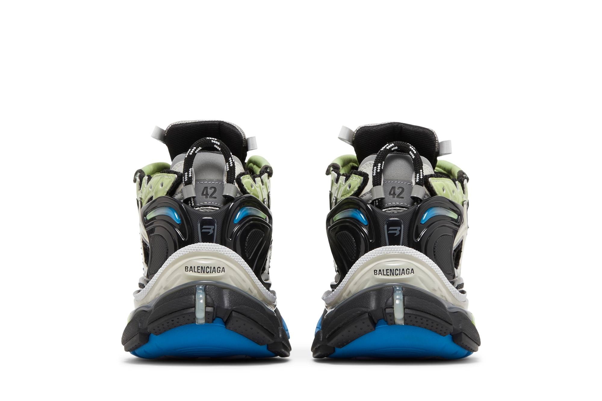 Balenciaga Runner Sneaker 'Grey Blue Green' - 6
