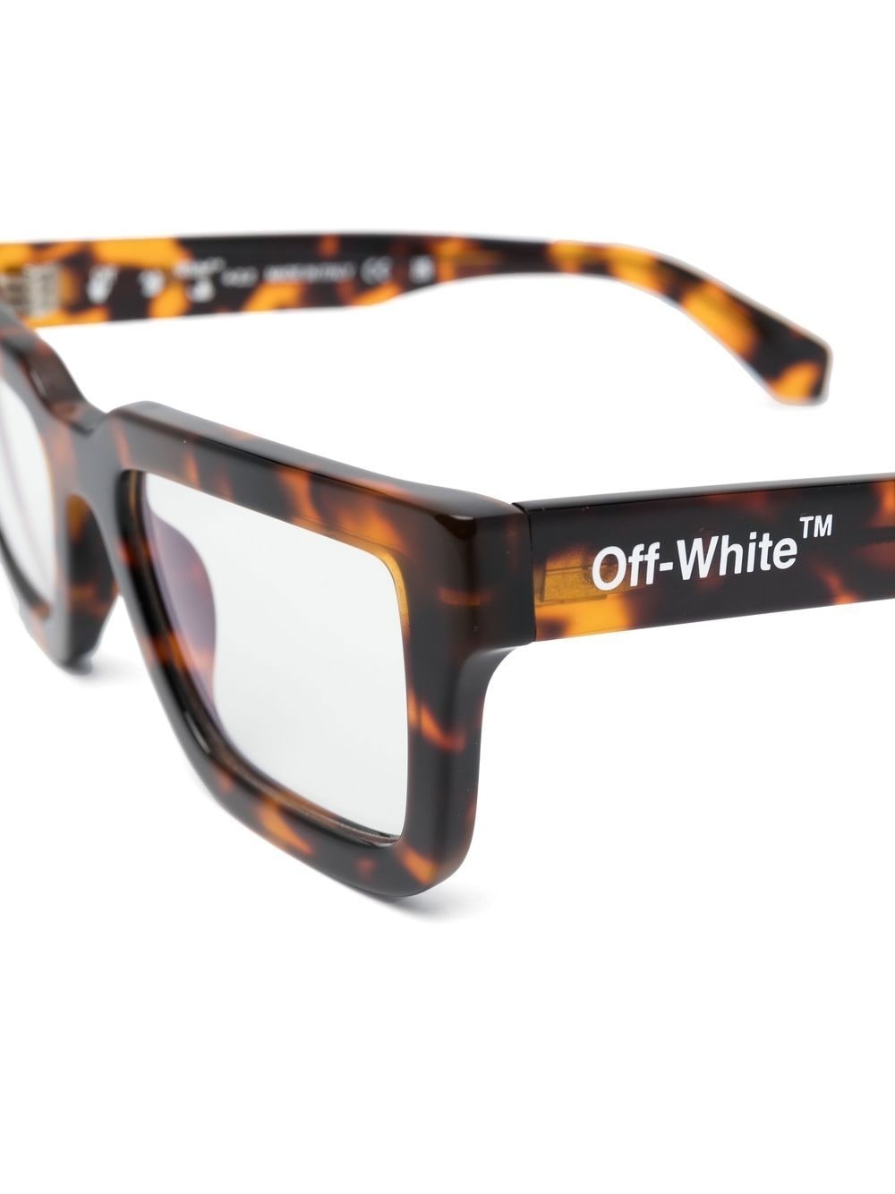 tortoiseshell square-frame optical glasses - 3