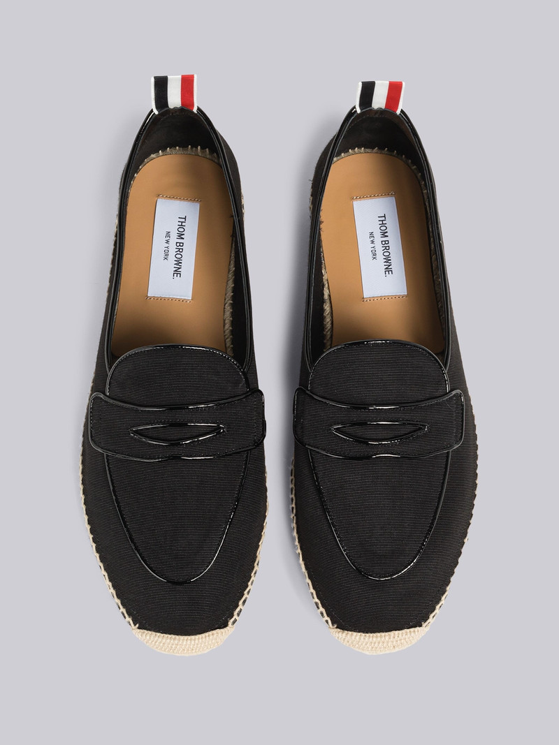 Grosgrain Varsity Penny Loafer Espadrille 4