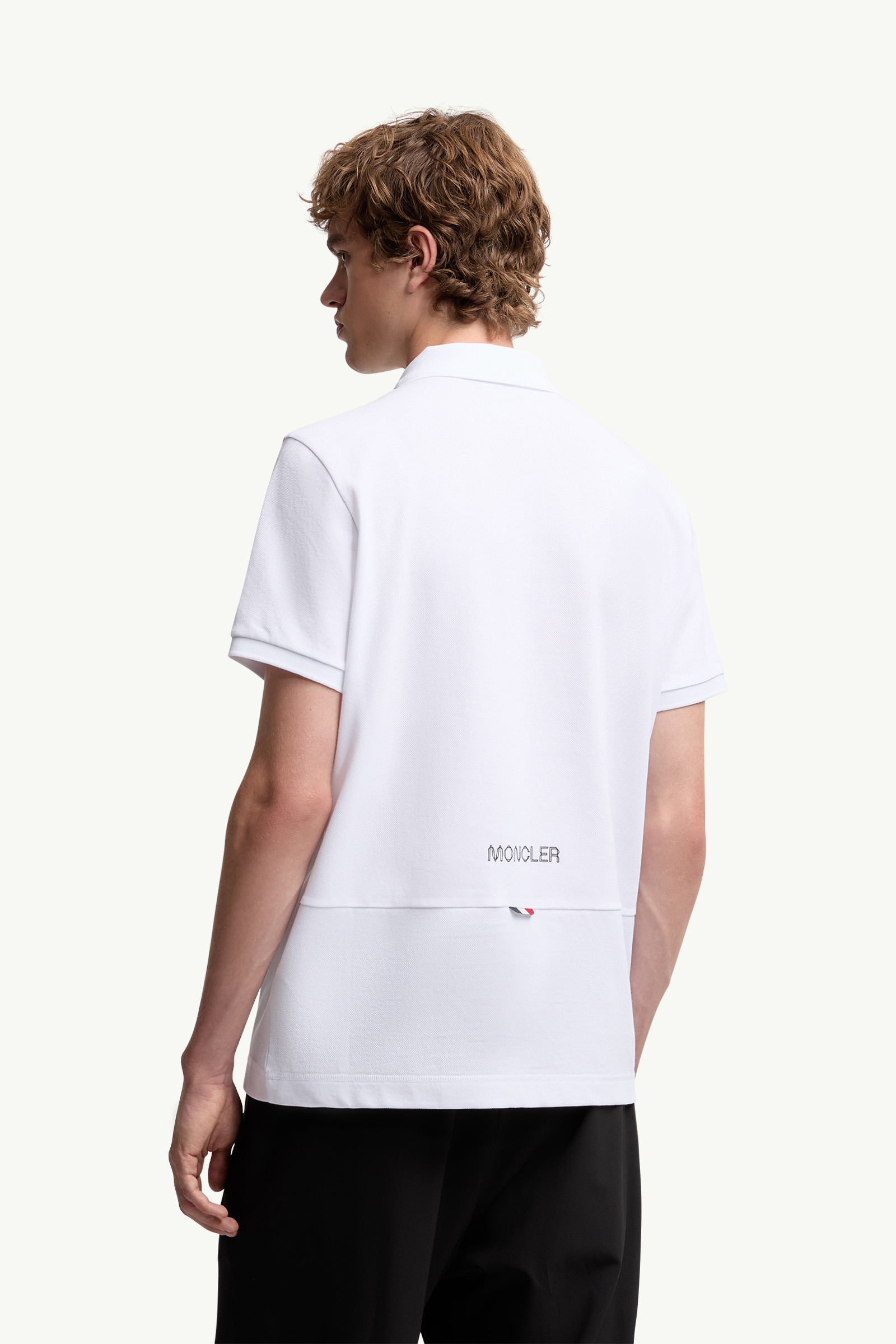 Logo Patch Cotton Piquet Polo Shirt - 5