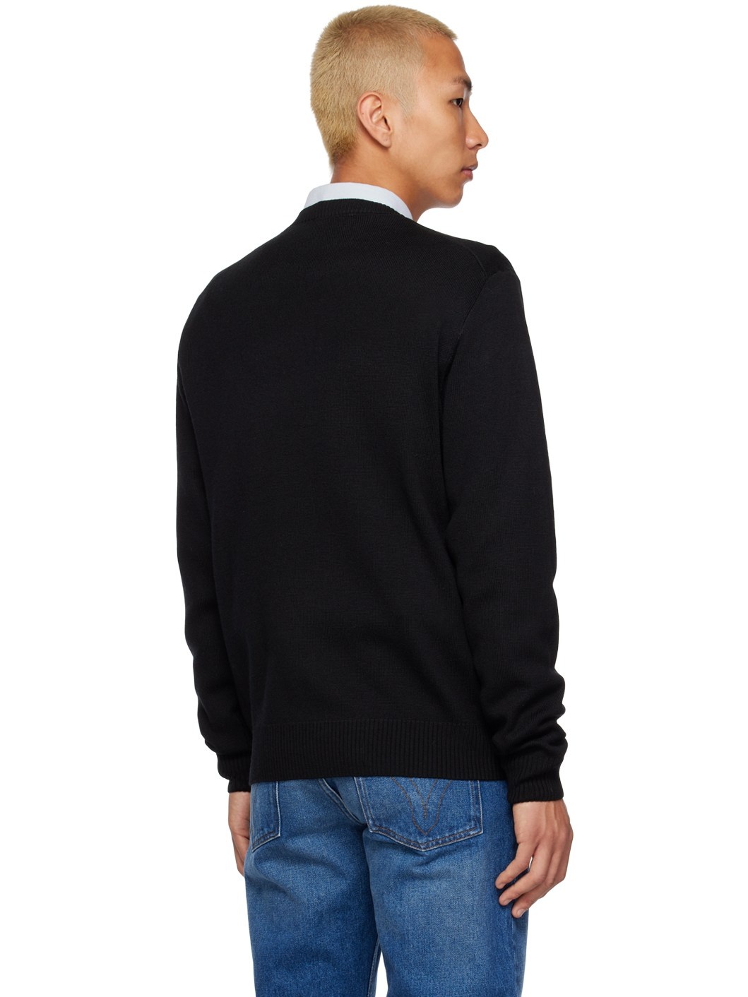 Black 'Ami De Cœur' Sweater - 3