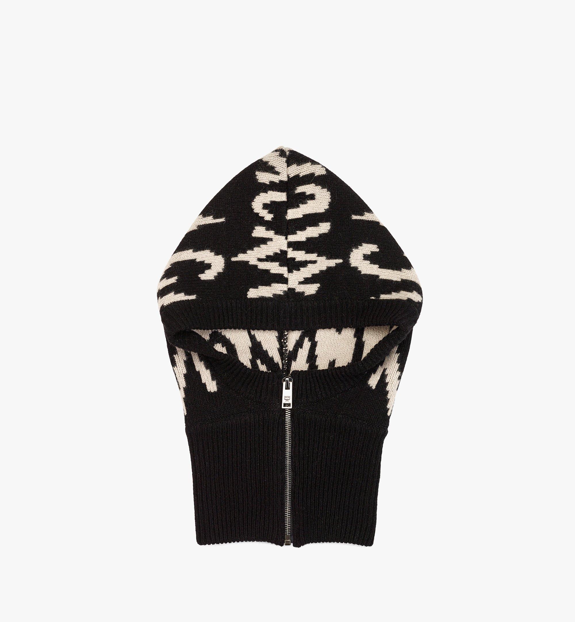 MCM Logo Jacquard Balaclava in Recycled Cashmere | mcm
