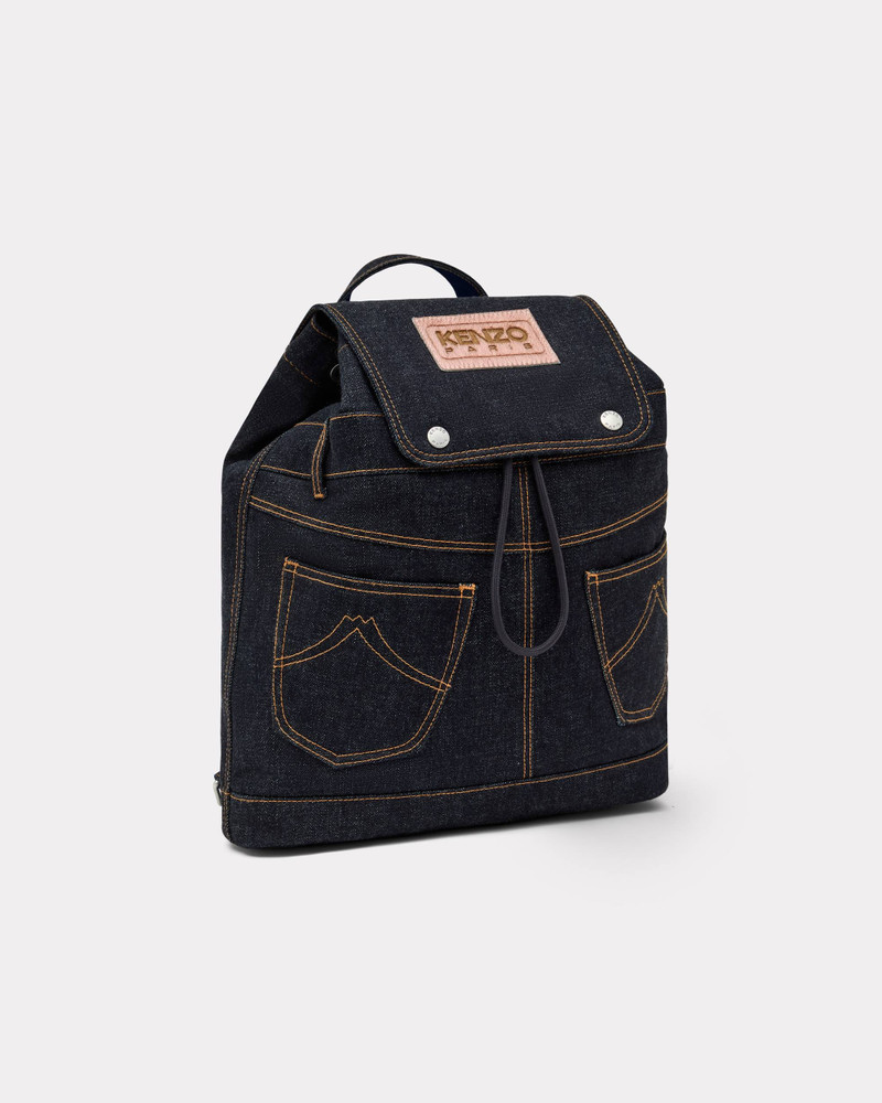 'KENZO Five Pockets' backpack in denim-like twill 1