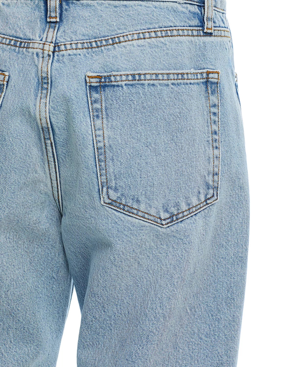 The Hang High Rise Ankle Straight Jeans in Johanna - 5