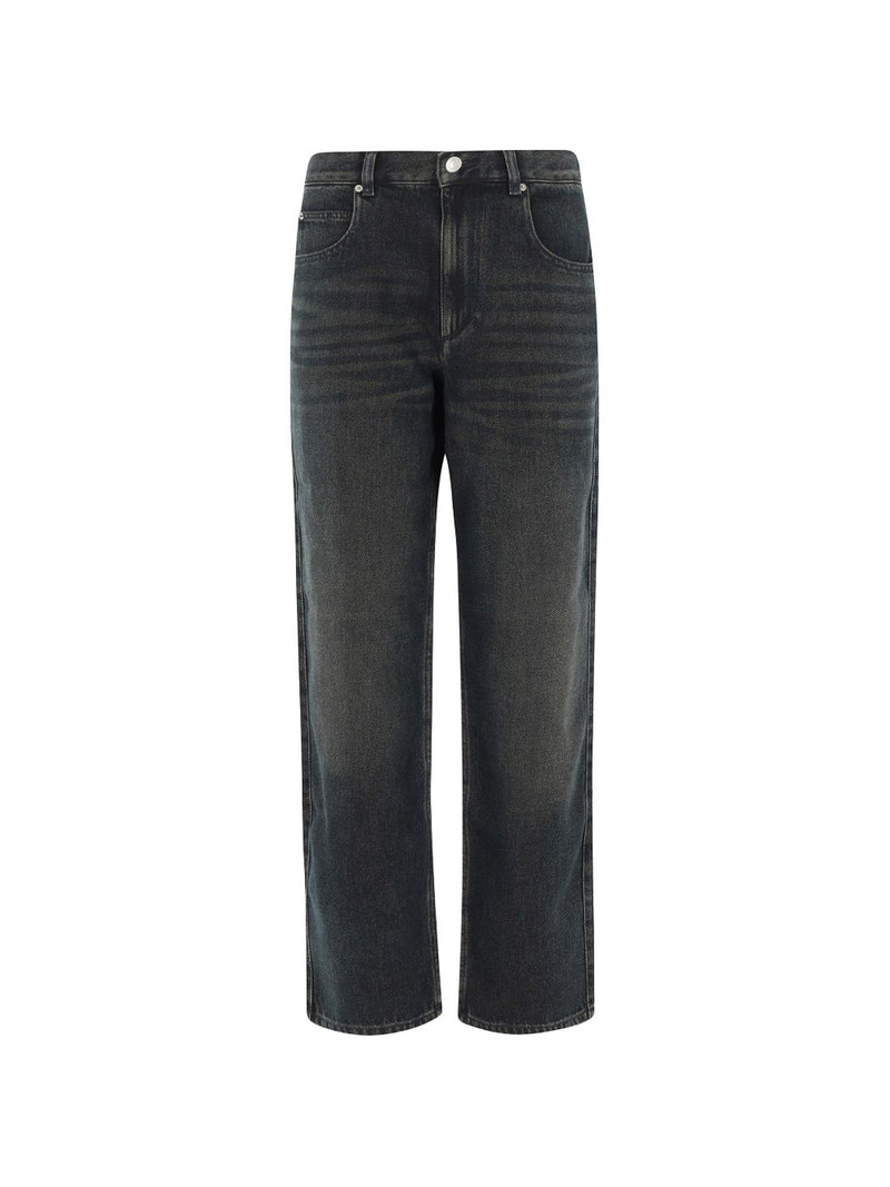 straight-leg denim trousers 1