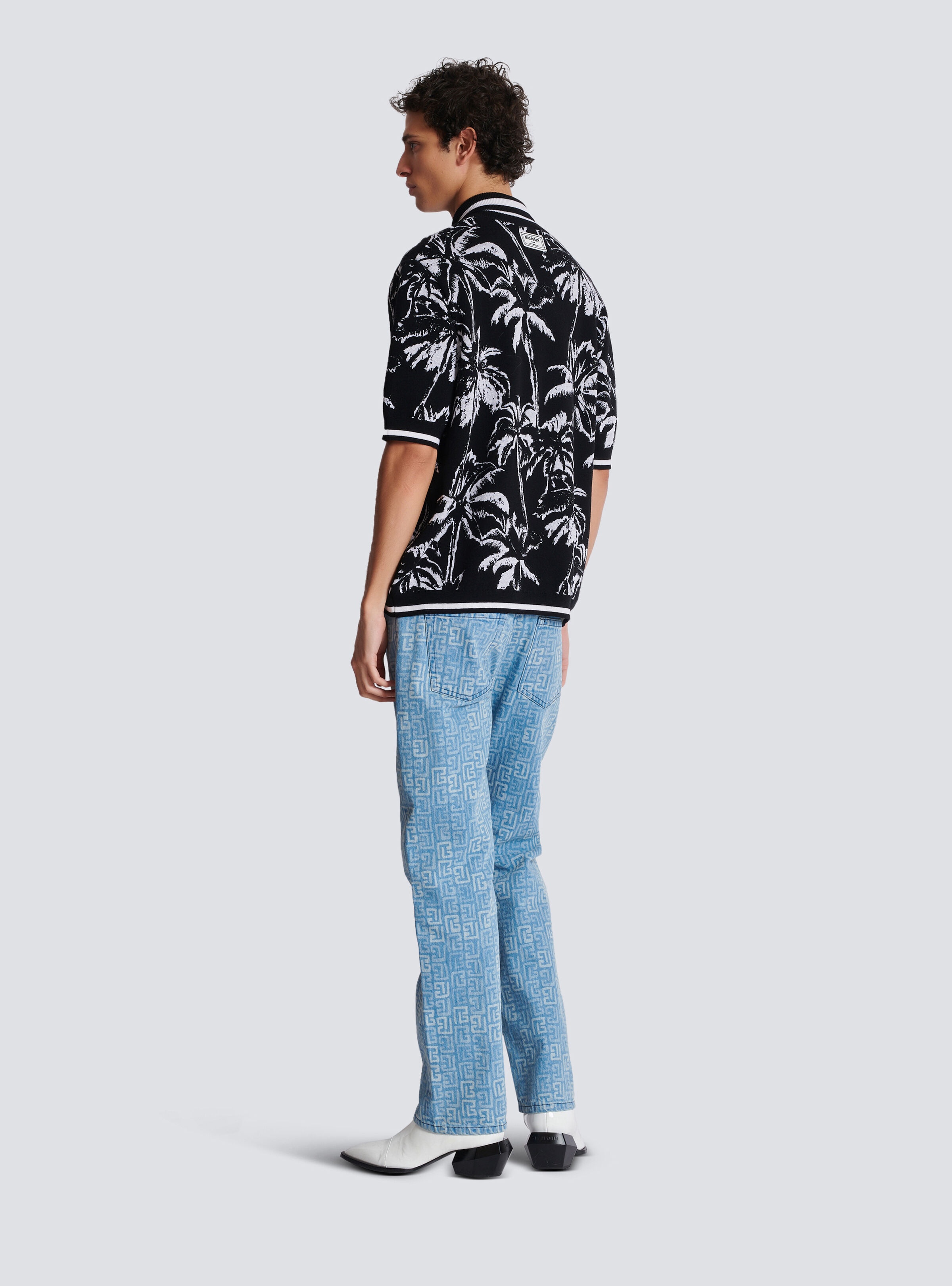Palm knit polo - 4