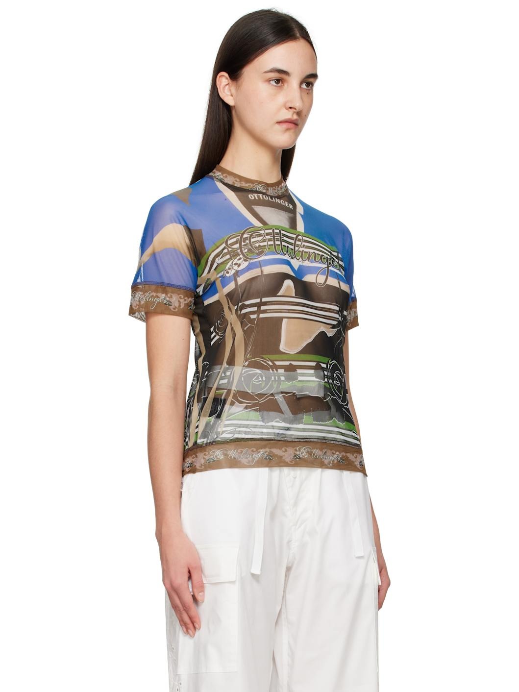 Multicolor Mesh T-shirt - 2