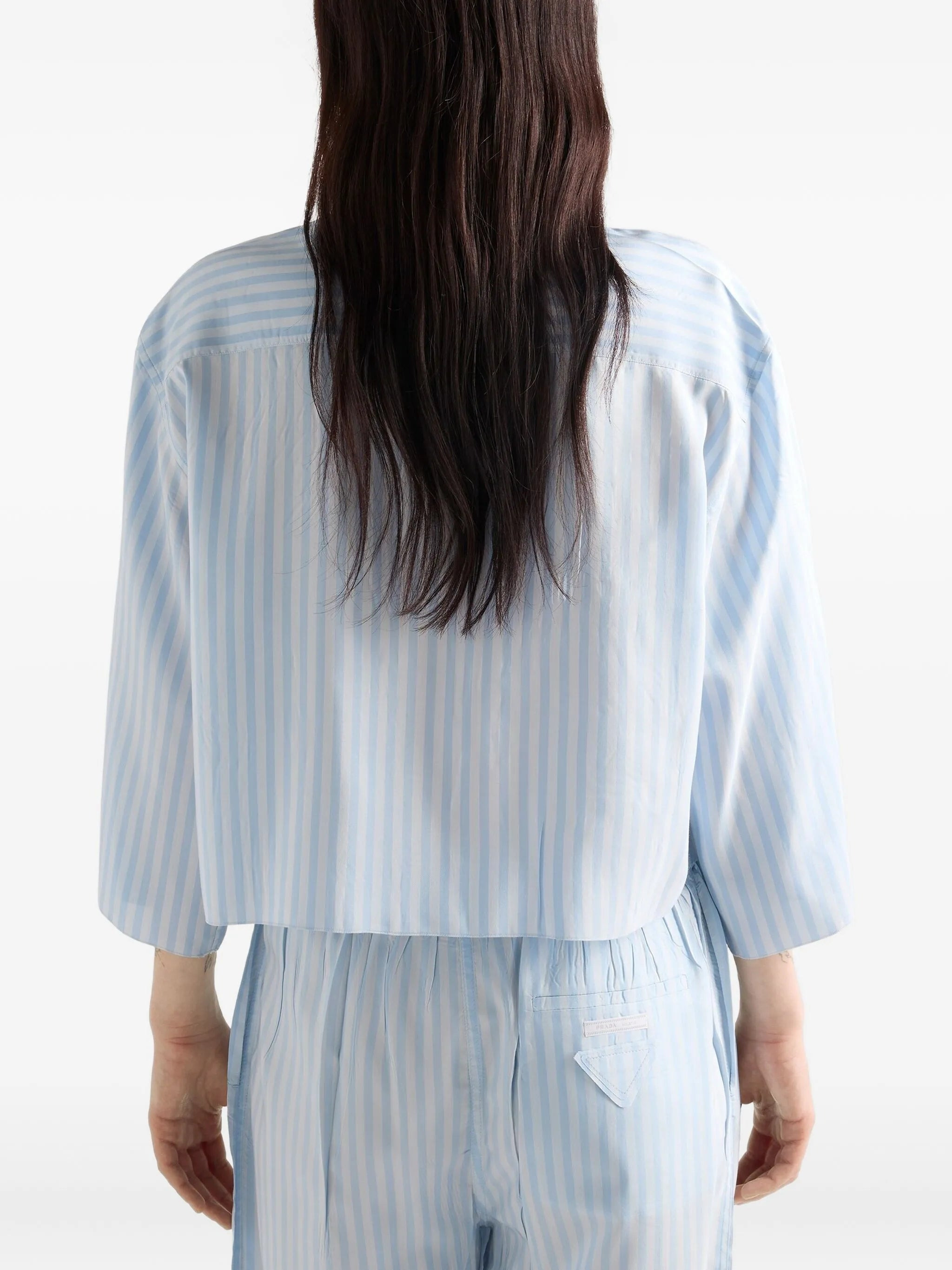 Prada Striped Patch-pocket Shirt - 3