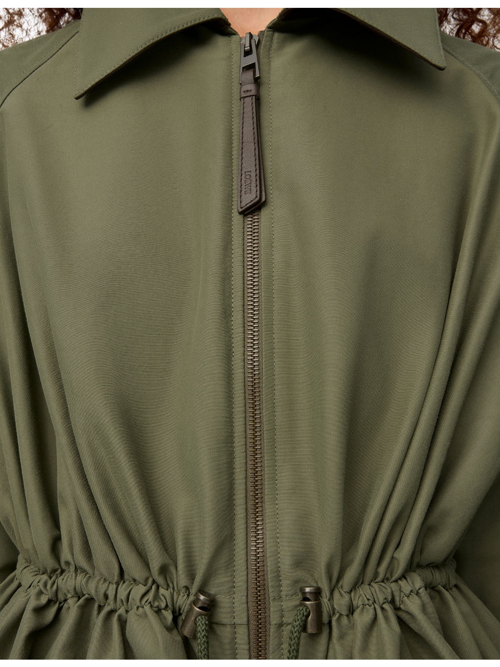 Drawstring-Waist Cotton-Blend Jacket - 5