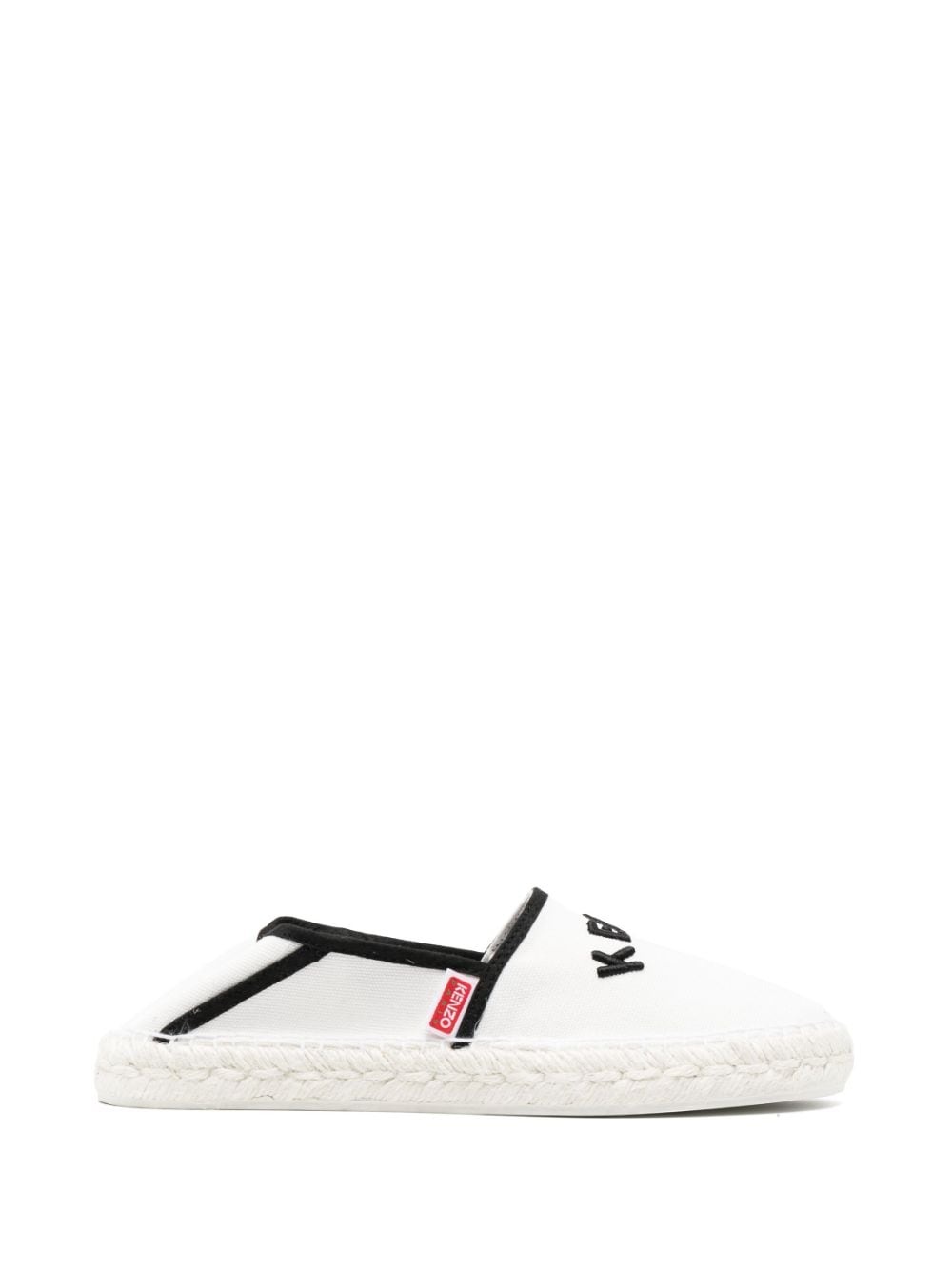 logo-embroidered organic-cotton espadrilles - 5