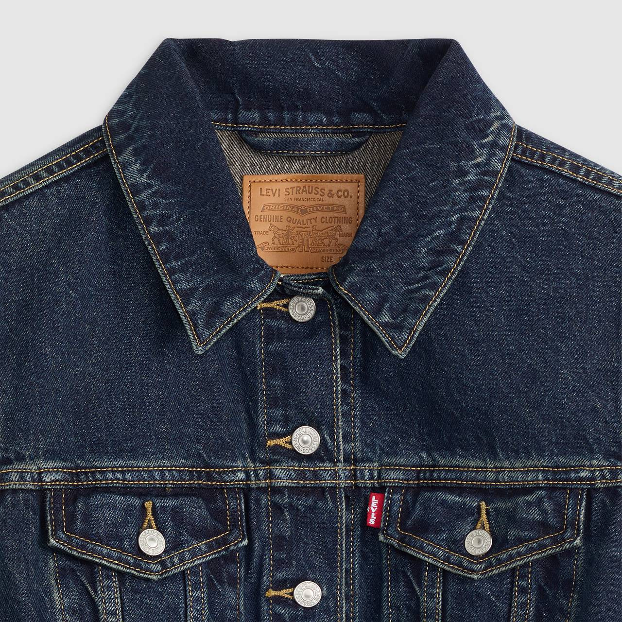 LONGLINE FUR TRUCKER JACKET - 6