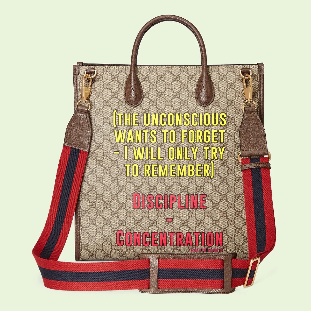 Gucci cherry print medium tote - 5