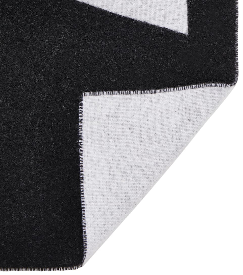 Toronty wool-blend jacquard scarf - 4