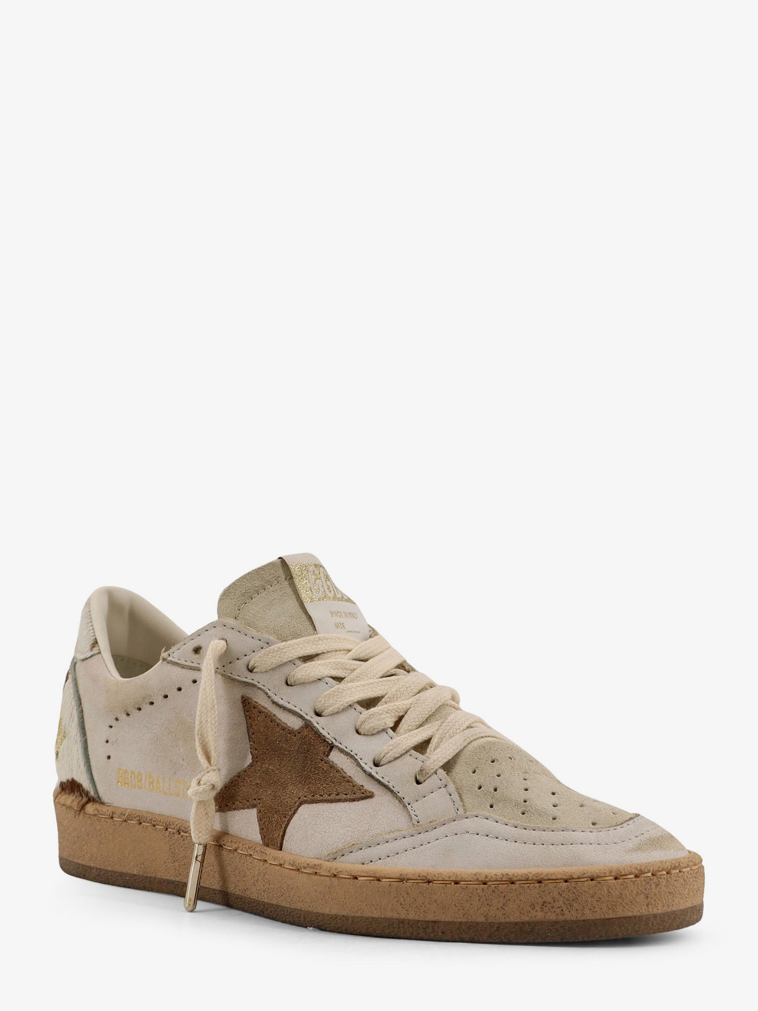 Ball Star Leather And Suede Sneakers - 2