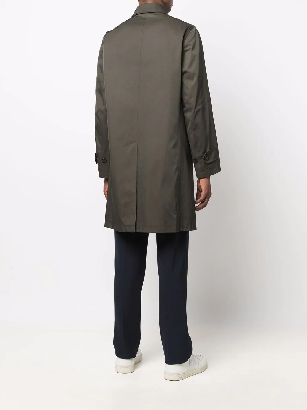 single-breasted trench coat - 4