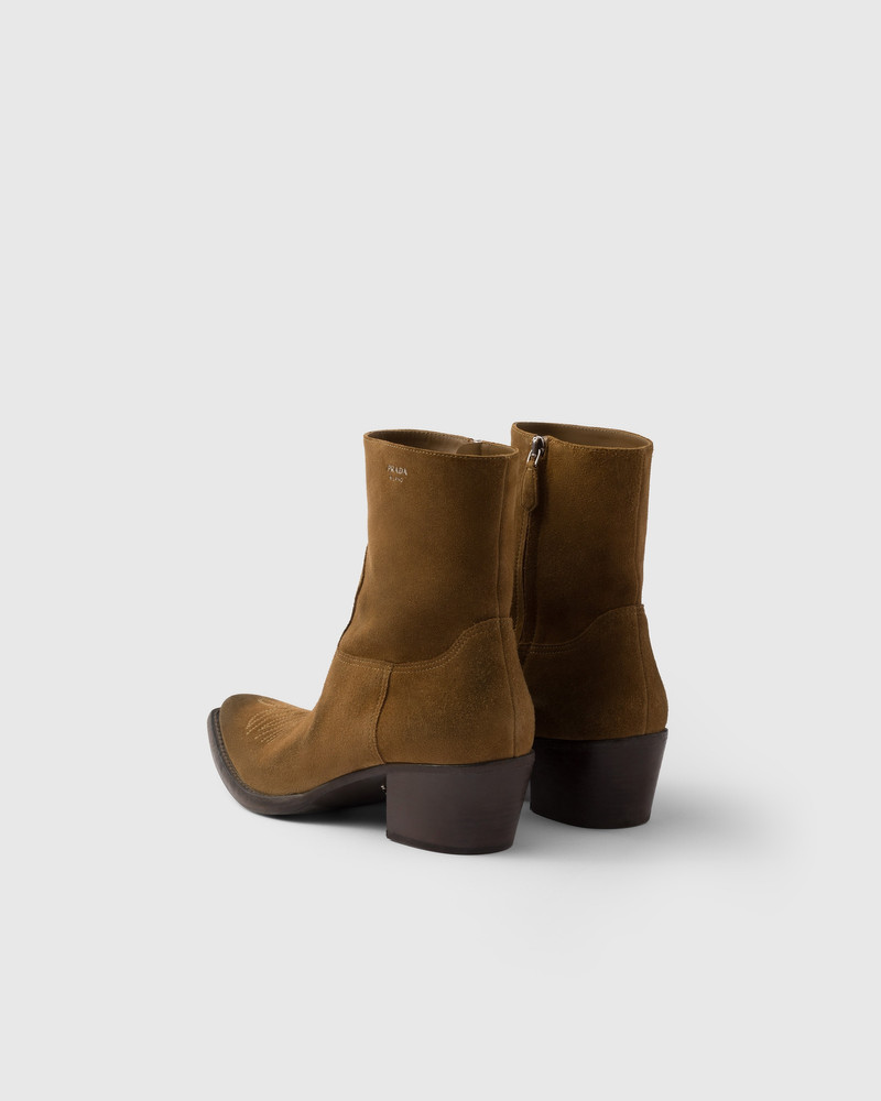 Suede booties 5