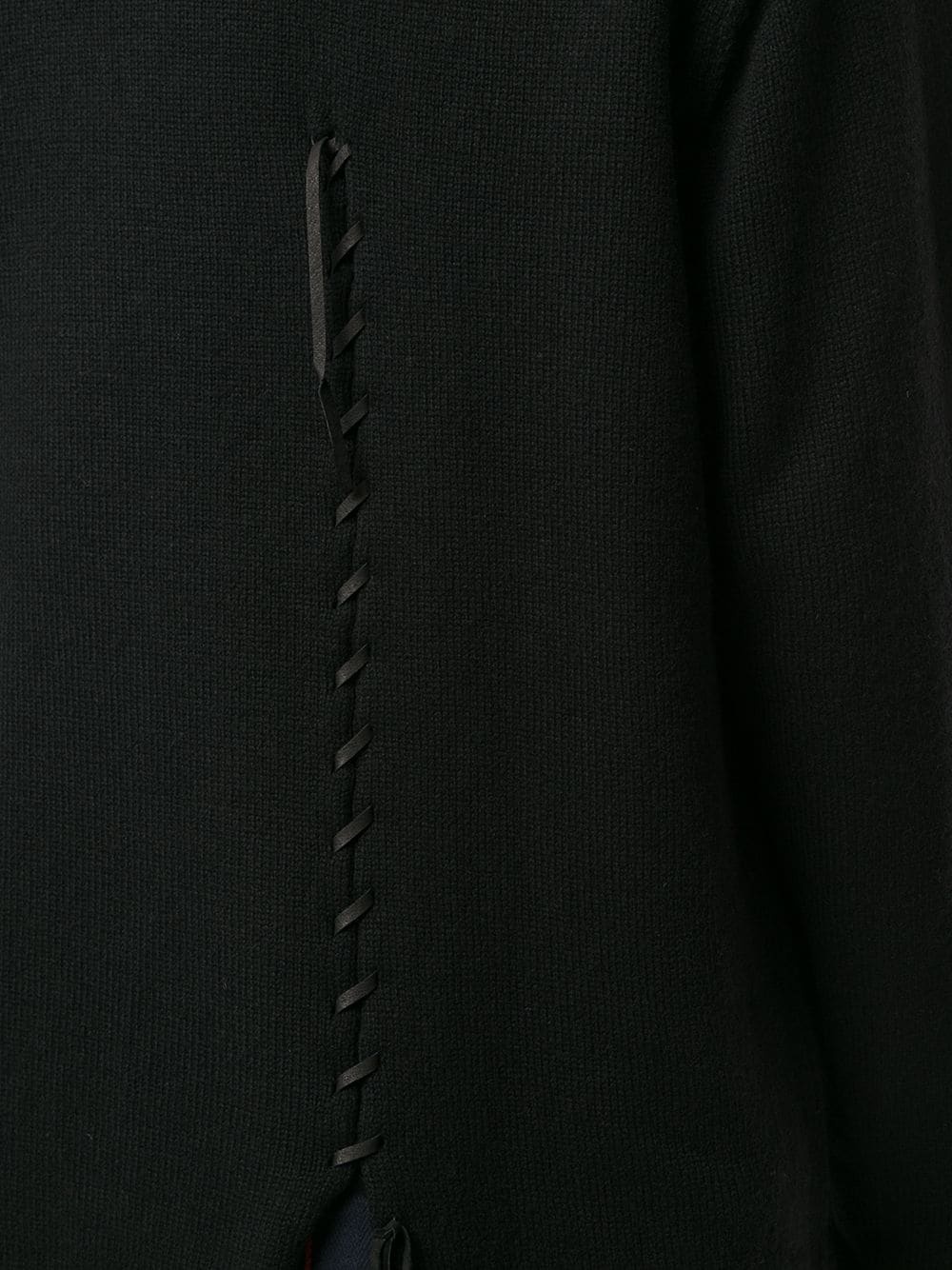 lace-up detail jumper - 5