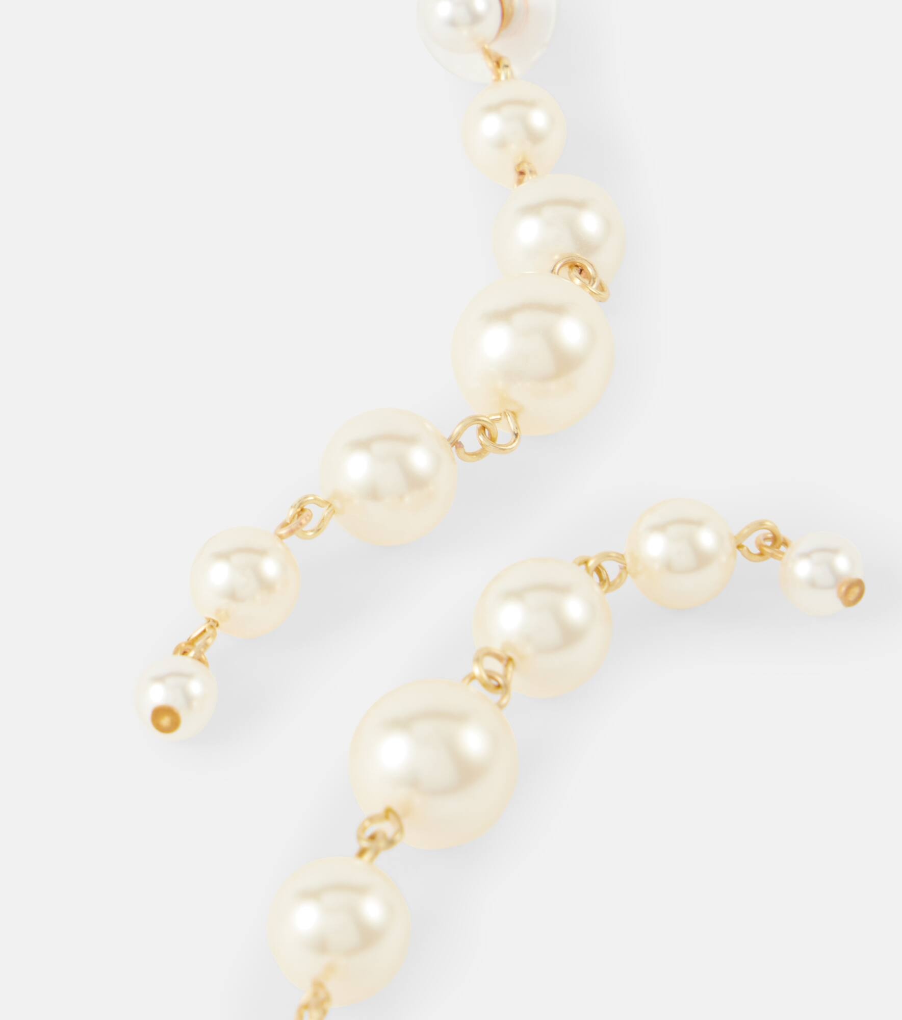 Perlette faux pearl drop earrings - 4