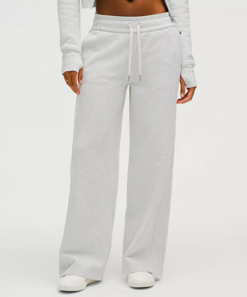 Scuba Mid-Rise Wide-Leg Pant *Short 1