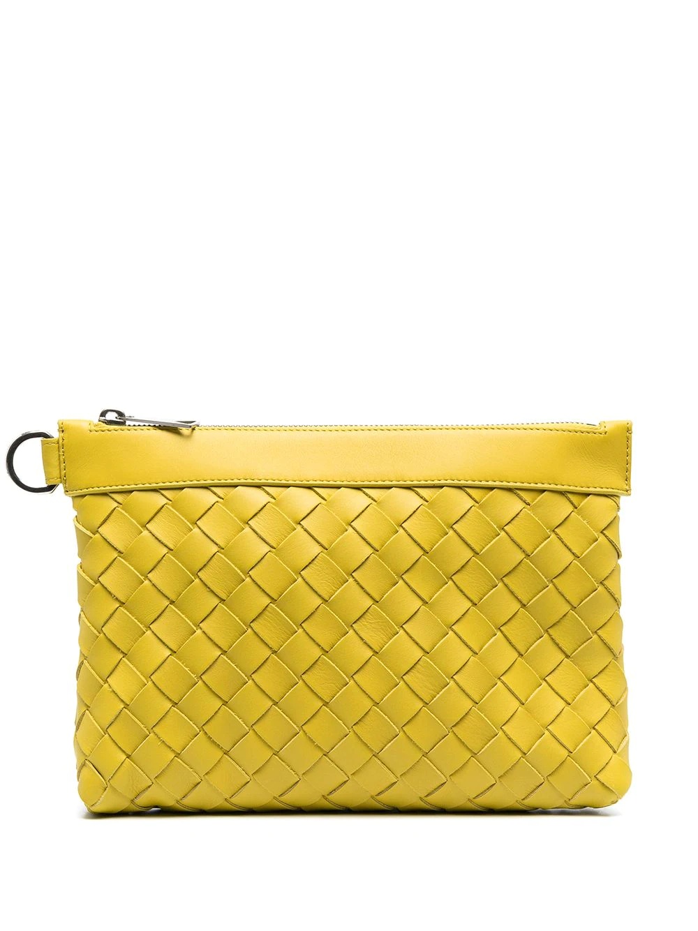 Intrecciato-weave clutch - 1