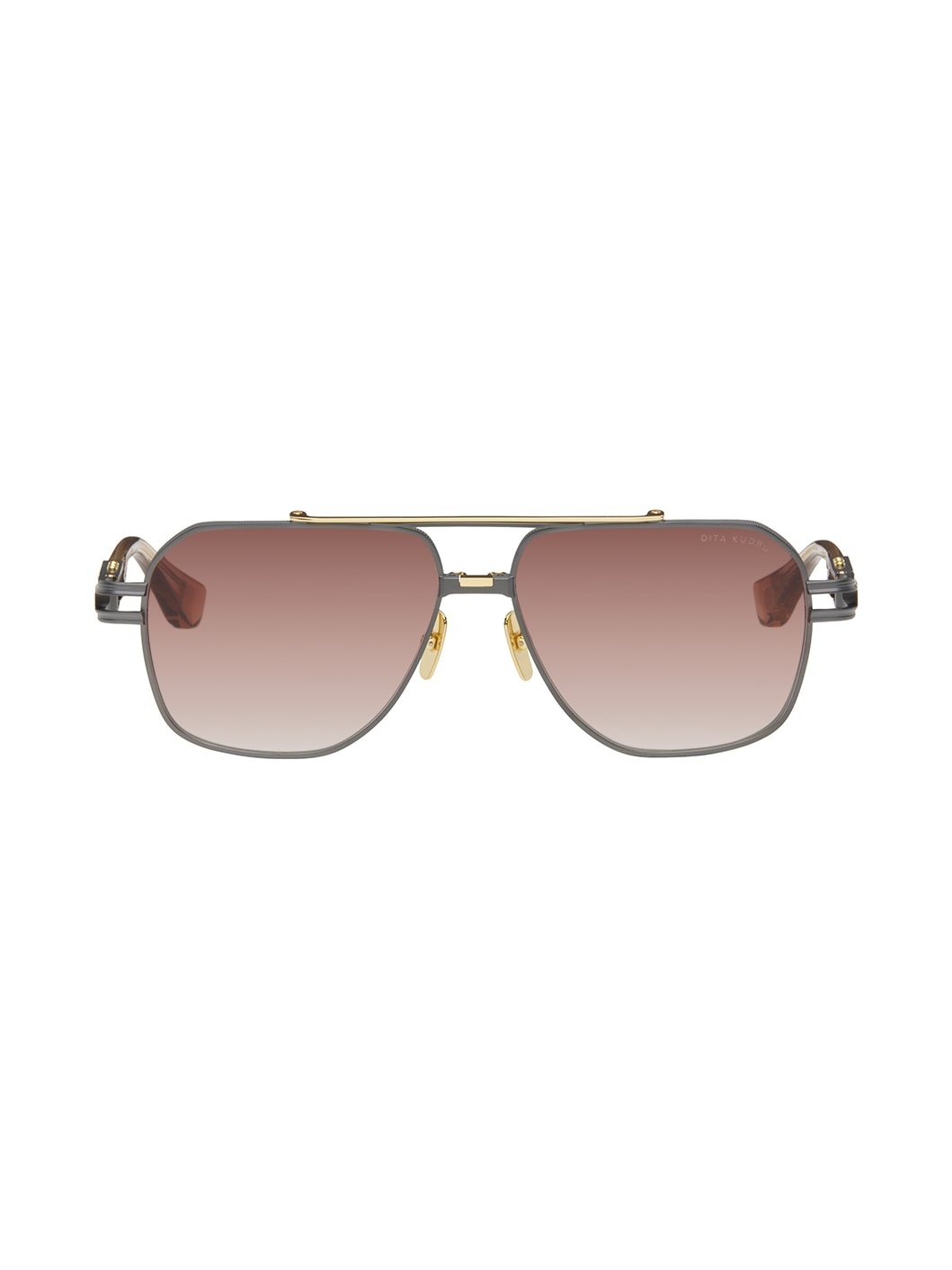 Gray & Gold Kudra Sunglasses - 1